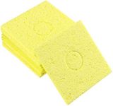 uxcell Soldering Sponge 55x55x2.5mm for Iron Tips Cleaner, Square Yellow 10pcs