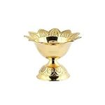 Shubhkart Brass Oil Lamp for Puja/B