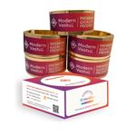 ModernVastu Remedies Metal Vastu Strips Brass - Size L 10.3 feet x W1 inch/25mm x Gauge 0.2 mm- (Entrance Toilet Correction and Zone Balancing) - Pack of 5