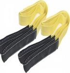AsgenoX 2 Pack 2 "x6' Heavy Duty Tow Strap with Reinforced Loops Recovery Rope 18,000 Pound Capacity Recovery Strap