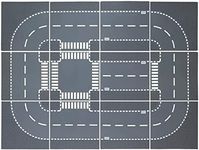 LucineX Road Base Plates for City Building Block,12 Street Plates, Attached with 24 Double-Sided Tapes, 10inchx10inchRoad Baseplates Street, Each Piece of Block is Individually Packaged