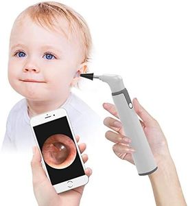 Wireless Otoscope, Ear Scope with 720P HD Ear Camera and 6 LED Lights, Ear Wax Removal Tool Camera with Gyroscope, Digital Otoscope with Light, Compatible with Android and iPhone