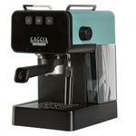 Gaggia Espresso Deluxe Manual Coffee Machine and Cappuccino Maker with Milk Frother, Riverway Green
