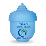 Freshaler Herbal Inhaler | 100% Natural, Ayurvedic | Helps with headache, sinus, migraine, cold, cough, allergies, nasal congestion