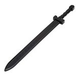 Martial Arts Black Polypropylene Plastic "Gladius" Roman Training sword - V3