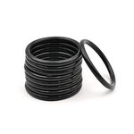 Nitrile Butadiene Rubber NBR Sealing Ring Repair Skeleton Oil Seal Gasket O Ring Seal Washer,CS 2mm,OD 21mm (100Pcs)