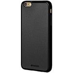 Amzer Slim Pudding Soft Gel TPU Skin Fit Case Cover for iPhone 6 Plus - Retail Packaging - Black