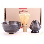 Goodwei Japanese Matcha Tea Ceremony Set with Chasentate (Goma)