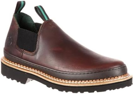 Georgia Boot Men's Romeo Slip-on, Soggy Brown, 15 Wide