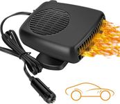 Showvigor Portable 12V Car Heater That Plug into Cigarette Lighter Windshield Defroster & Defogger 2 in 1 Fast Heating/Cooling Automobile Heater Demister Vehicle Heater Fan Suitable for All Car