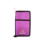 Outer Woods Nylon Insulin Cooling Wallet For Diabetics With Two Free Ice Gel Packs - Black | Insulin Travel Pouch | Insulin Cooling Case (Purple)