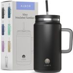 ALBOR 50 oz Tumbler With Lid and St