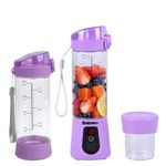 Balzano Portable Blender, Blender for Smoothie and Juices, Crush Ice, Baby Food Blender, Smoothie Blender, Wireless Travel Blender, Juicer Blender, Purple