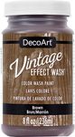 Decoart Brown Vintage Effect Wash 8oz, 8 Fl Oz (Pack of 1)