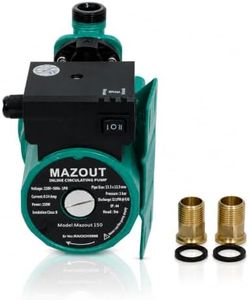 MAZOUT Inline Circulatory Automatic Water Pressure Pump with wall Mounting Bracket Suitable for Hot Water Circulation, Washing Machine, RO & Shower