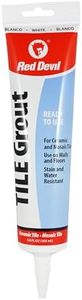 Red Devil 0425 Pre-Mixed Tile Grout Squeeze Tube, 5.5 oz., White