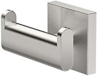 Gatco 4075A Elevate Double Robe Hook, Satin Nickel