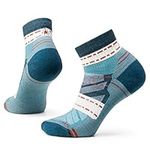 Smartwool Women's Hike Light Cushion Merino Wool Margarita Ankle Socks, Twilight Blue, Medium, Twilight Blue, Medium