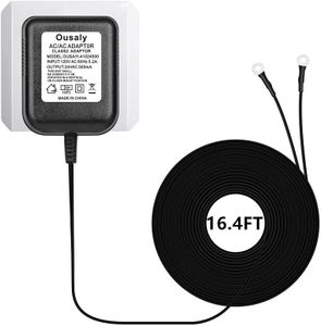 Ousaly Doorbell Power Adapter, 24V Transformer Compatible with Ring Doorbell,Video Doorbell,Nest, Ecobee, Sensi and Honeywell Thermostats, 24 Volt 500mA C-Wired AC Plug in Cord,C Wire Adapter 16.4FT…