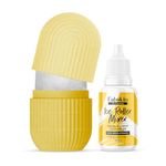 Fabskin Ice Roller For Face, Neck and Body | With Lemon & Honey Ice Roller Mixer 30ml | Ice Roller for Face Massager | Face Ice Roller for Men & Women | Ice Cube Facial Roller Kit | For Skin Moisturizing & Soothing