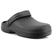 IMTY Mens EVA Clogs Lightweight Garden Beach Summer Slip On Hospital Nurse Kitchen Mules Water Shoes Sandals (Black, UK_Footwear_Size_System, Adult, Men, Numeric, Medium, Numeric_10)