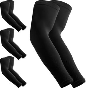 AXPYPXA Arm Sleeves for Men/Women, UV Sun Protection Compression Cooling Summer Arm Sleeves for Volleyball Basketball Sports