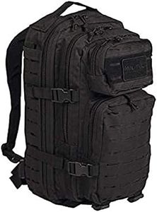 Laser Cut MOLLE Assault Pack Military Style 36L Bag Large Size - Colour Options (Black)