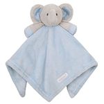 Soft Plush Baby Soother Cuddle Comforter Security Blanket New Born Infant Toddler Car Seat Pram Nursery (Blue Elephant)