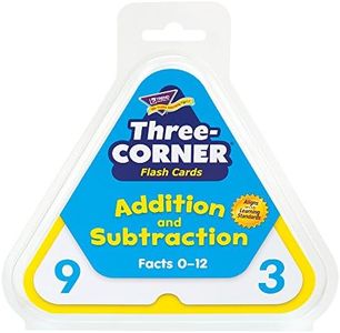 Trend Enterprises Addition and Subtraction 3 Corner Flash Cards