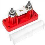 Spartan Power 500 Amp ANL Ceramic Fuse & Holder Kit Red