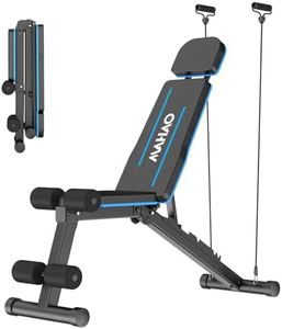 MAHAO Banc de Musculation Pliable, Banc Musculation Complet Inclinable Réglable, Banc inclinable pour Exercice Gymnastique à Domicile/Bureau,230Kg capacité de poids