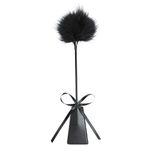 Hxiu Feather Duster - Soft Feather Duster Tickler and Leather Whips