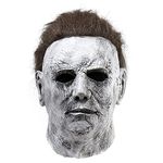 Michael Myers Mask - Halloween Mike Myers Mask Horror Scary Cosplay Costume Entire Head Realistic Full Head Masks for Adults