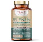 Selenium 200mcg - Maximum Absorption Organically Bound & Food-Form Tri-Selenium Complex - Clinically Studied - Immune, Cell & Thyroid Function - UK Made - GMP - No Additives