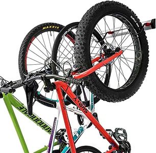 PRO BIKE TOOL Support mural intérieur réglable pour le garage ou la maison - Support vertical pour vélos de route ou de montagne - 3 ou 6 versions de vélos