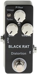 CALANDIS™ Black Rat Distortion Guitar Effect Pedal True Bypass for Electric Guitar Parts | Other Guitar Effects Pedals | Effects Pedals | Parts & Accessories | Guitars & Basses