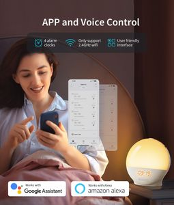 ecozy Sunrise Alarm Clock – Wake-Up Light with Adjustable Brightness