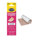 Dr. Scholl's Moleskin Plus 24" x 4 5/8" Padding Roll, 1 Count