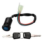 GOOFIT 4Pin Ignition Key Switch Set for Chinese Made 50cc 70cc 90cc 110cc 125cc ATV Dirt Bike Pocket Bike