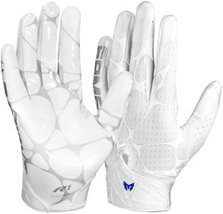ermete R1 Football Gloves - Ultra Sticky Breathable Receiver Gloves Adult