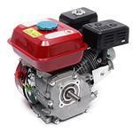 YNAADYH Petrol Engine, 4 Stroke, 7.5 HP Standing Motor, 210 CC Petrol Engine, Boat Engine, Kart Engine, 4 Stroke OHV Petrol Engine, 20 mm Diameter (Red)