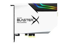 Creative Sound BlasterX AE-5 Plus Pure Edition SABRE32 Ultra-Class 32-bit/384kHz PCI-e Gaming Sound Card and DAC with Dolby Digital and DTS, Xamp Discrete Headphone Bi-amp, 122dB SNR, RGB LED Strips