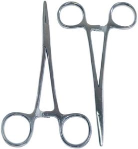 HTS 161D0 2 Pc 5.5" Locking Straight Hemostat Set