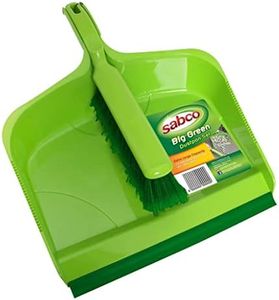 Sabco Big Strong Dustpan Set, Large, Green (2 Pieces)