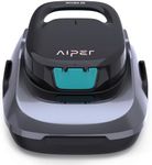 AIPER Robotic Pool Cleaner, Cordless Robot Pool Vacuum Cleanerxxxx Lasts 90 Minutes, Ideal for 80㎡ Flat Above Ground Pools, Automatic Cleaning with Smart Self-Parking, Quick Drainage