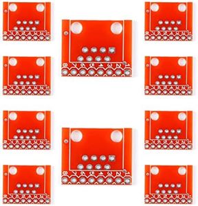 EC Buying 10pcs RJ45 Ethernet Connector Breakout Board Circuit Boards Module Electronics RJ45 to DIP Adapter Plate Board Ethernet Connector DIY Electronics for Arduino