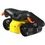 LEFEET C1 Underwater Scooter Dual Motors: Max 60min Battery Life Scooters with Action Camera Mount IPX8 100FT Waterproof for Water Sports, Swimming Pool Scuba, Diving for Kids/Adults (Yellow)