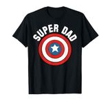 Marvel Father's Day Super Dad Captain America Shield T-Shirt