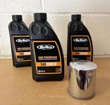 RevTech Oil Change Service Kit for Harley-Davidson Twin Cam (1999 Up) - Chrome Magnetic Filter