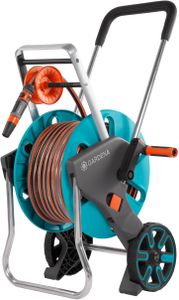 GARDENA CleverRoll M Hose Cart – 20m Capacity, Metal Frame, Drip Device